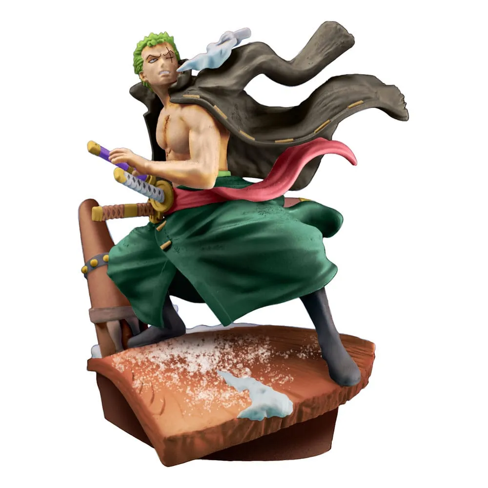 One Piece Petitrama PVC Mini Statue Logbox Re Birth Egghead Set 9 cm - 1 Unidade